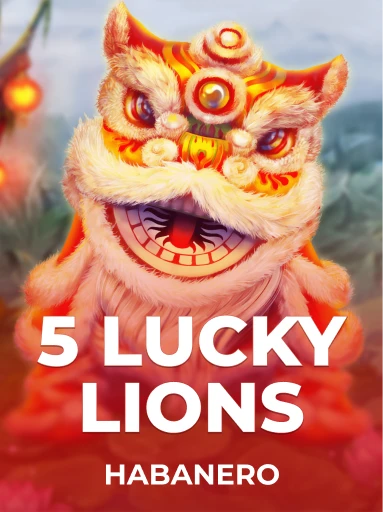 Play 5 Lucky Lions Slot by Habanero