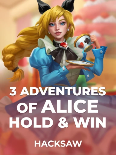العب 3 Adventures of Alice Hold & Win السلوت المقدمة من Hacksaw