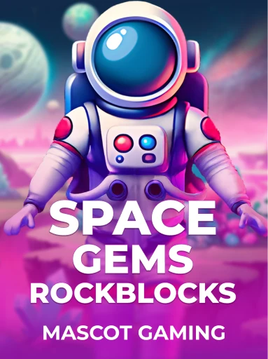 Jogue o Slot Space Gems Rockblocks por Mascot Gaming