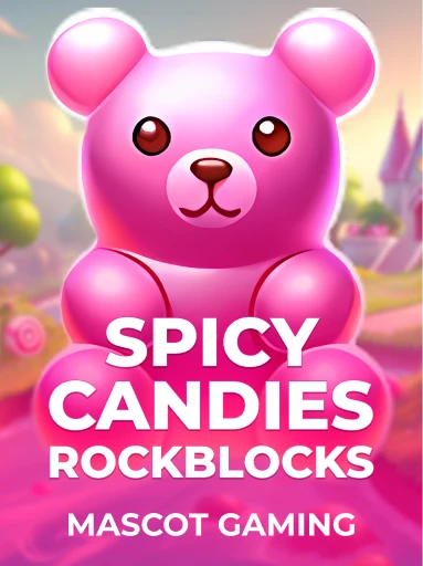 Play Spicy Candies Rockblocks Slot by Mascot Gaming
