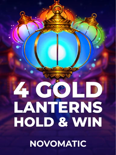 Play 4 Gold Lanterns Hold & Win Slot by Novomatic