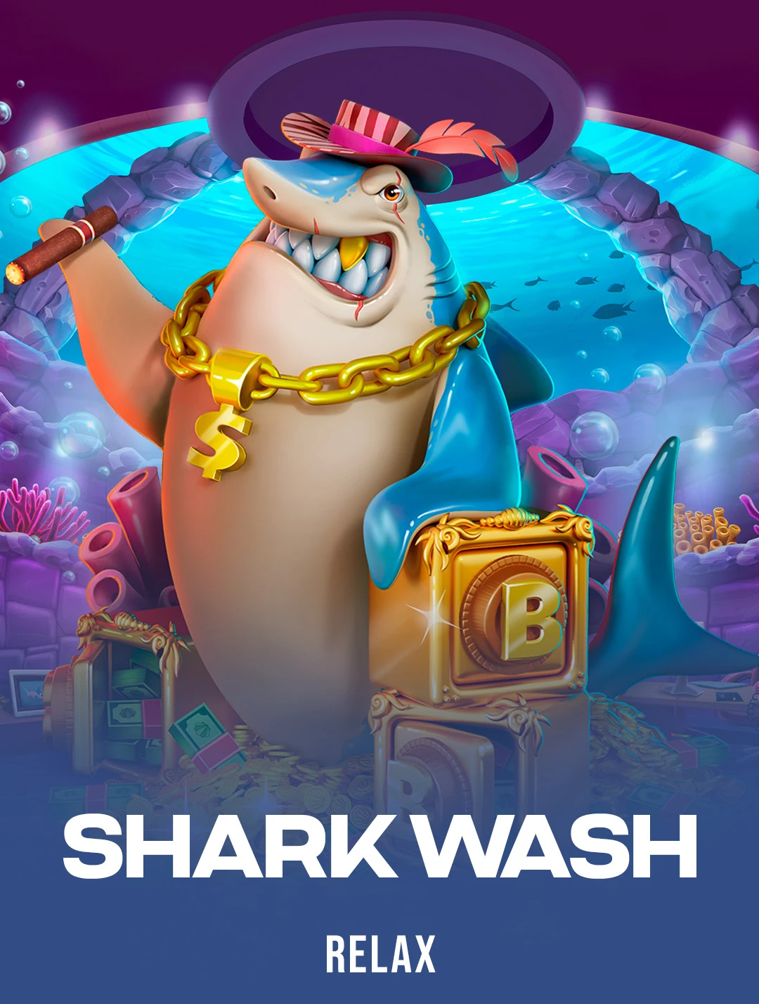 玩Relax的Shark Wash老虎机