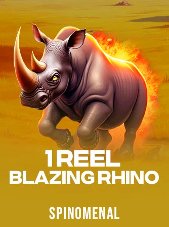 Play 1 Reel - Blazing Rhino Slot by Spinomenal
