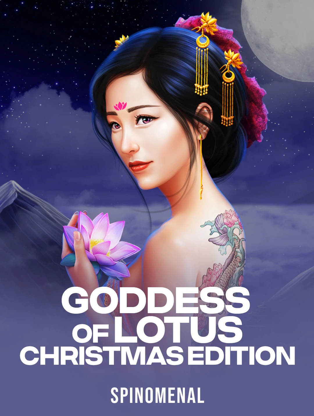 Play Goddess of Lotus - Christmas Edition Slot by Spinomenal
