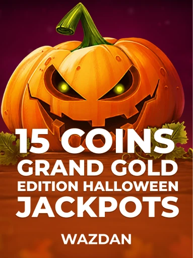 Play 15 Coins Grand Gold Edition Halloween Jackpots Slot by VoltEnt (Wazdan)