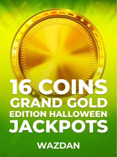 Play 16 Coins Grand Gold Edition Halloween Jackpots Slot by VoltEnt (Wazdan)