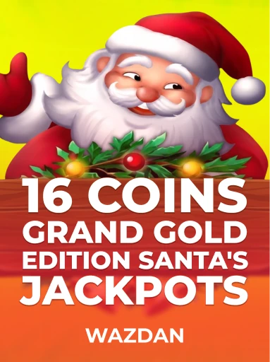 Play 16 Coins Grand Gold Edition Santa's Jackpots Slot by VoltEnt (Wazdan)