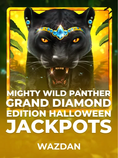 Play Mighty Wild: Panther Grand Diamond Edition Halloween Jackpots Slot by VoltEnt (Wazdan)