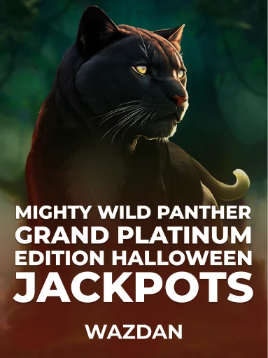 Play Mighty Wild: Panther Grand Platinum Edition Halloween Jackpots Slot by VoltEnt (Wazdan)